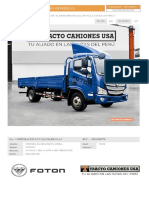Cot. 01 Camion 07 Toneladas Con Baranda Modelo 2022 Fabricacion 2021