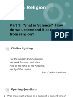 Science & Religion, Class 1