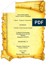 Trabajo Encargado Resumen Ley Del Sistema Financiero