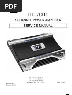 jbl gto 7001