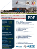 IEEE APS & SASTRA Deemed University - Project Presentation - Flyer