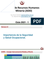 Sesión 11 - Gestión de Recursos Humanos en Minería - 14-06-2021