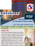 4to Secundaria - Semana 6 - Mi Corazón Te Busca Señor