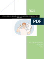 Tutorial #4 Crear Examen Opcion Multiple Con Macros Prof Montiel