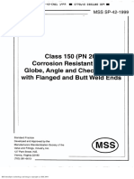 MSS SP 42 corrosion resistant GGC