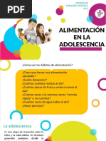 alimentación y adolescencia