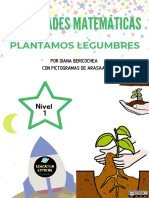 Cuaderno Matematicas Proyecto Plantamos Legumbres Nivel 1