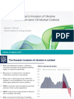 Russia Ukraine Oil Market Outlook