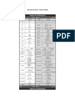 Guía Intersemestral - Cálculo Integral