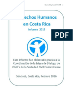Informe - DDHH - 2015 - CR. Diversidad Sexual. CIPAC