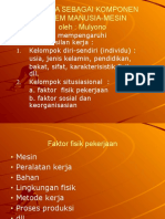 OPTIMASI MANUSIA DAN MESIN