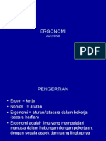 ERGONOMI DAN KAPASITAS KERJA