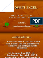 Excel Sunum