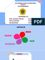 Teknologi Pembelajaran Matematika Tugas 3 PPT Interaktif