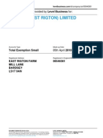 R. HILLS (EAST RIGTON) LIMITED - Company Accounts From Level Business