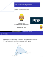 Ejercicios de Análisis Vectorial