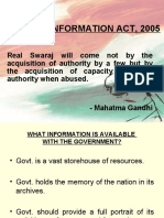 Right To Information Act, 2005