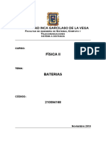 Fisica II - La Batería