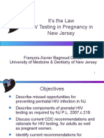 It's The Law HIV Testing in Pregnancy in New Jersey