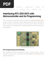 RTC Interfacing With 8051 Microcontroller and Programming