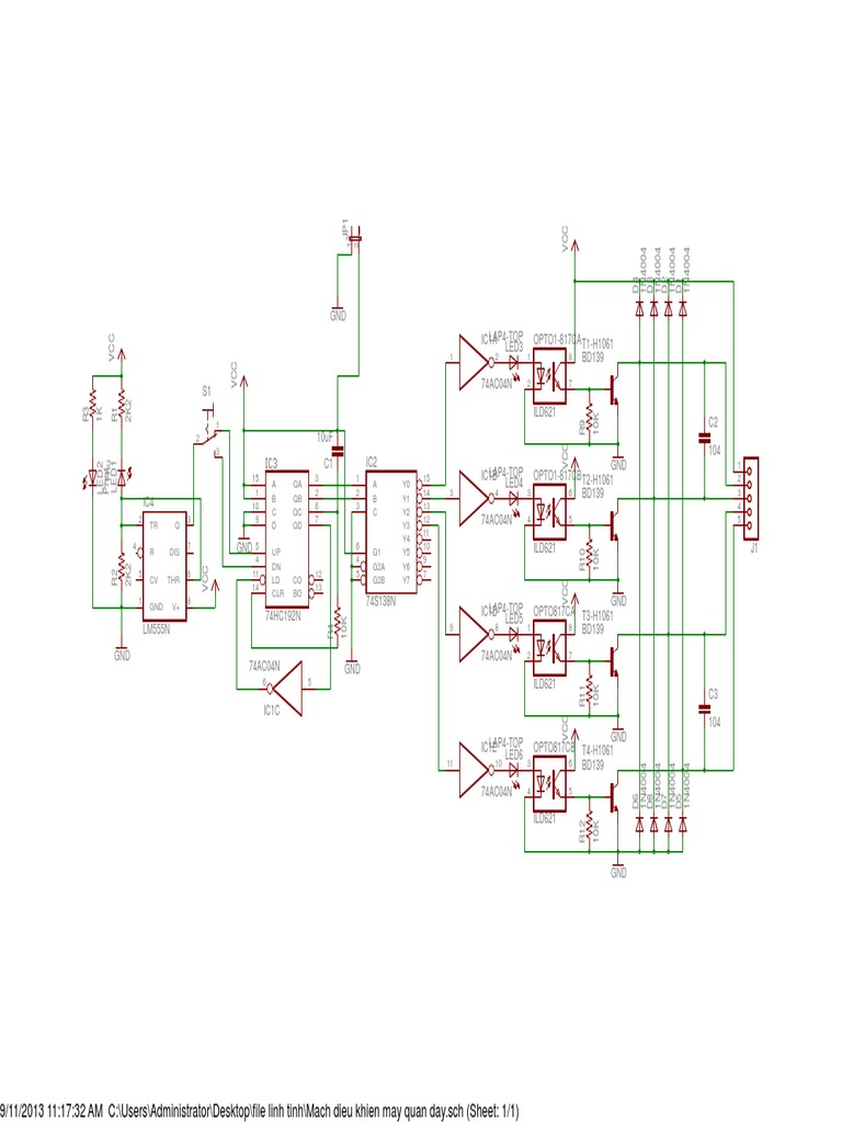 Electronic Component List and Circuit Design | PDF