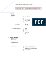 Formulir Insiden Keselamatan Pasien