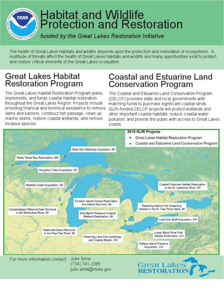 Great Lakes Habitat Restoration | PDF | Science & Mathematics