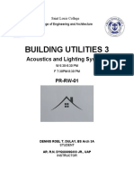 Building Utilities 3: Acoustics and Lighting Systems