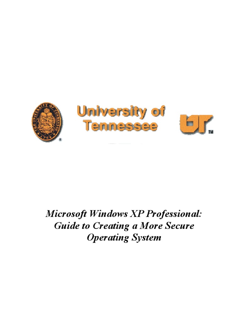 Securing Windows XP: Best Practices Guide | PDF | Windows Registry ...