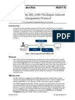 Monitoring The SEL-2488 Via Simple Network Management Protocol