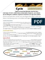 GM Rock Cycle Worksheet