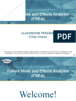 Failure Mode and Effects Analysis (FMEA) : Classroom Training 2-Day Course