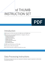 Arm and Thumb Instruction Set