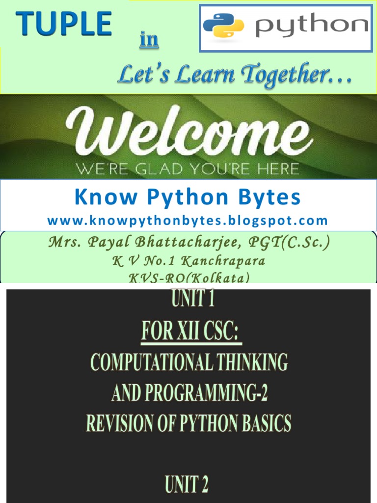 Revised TUPLE in Python | PDF | Function (Mathematics) | Maxima And Minima