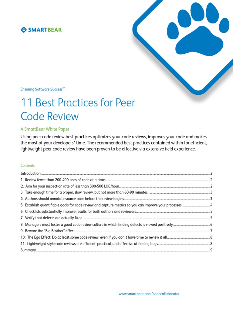 Peer To Peer Code Review