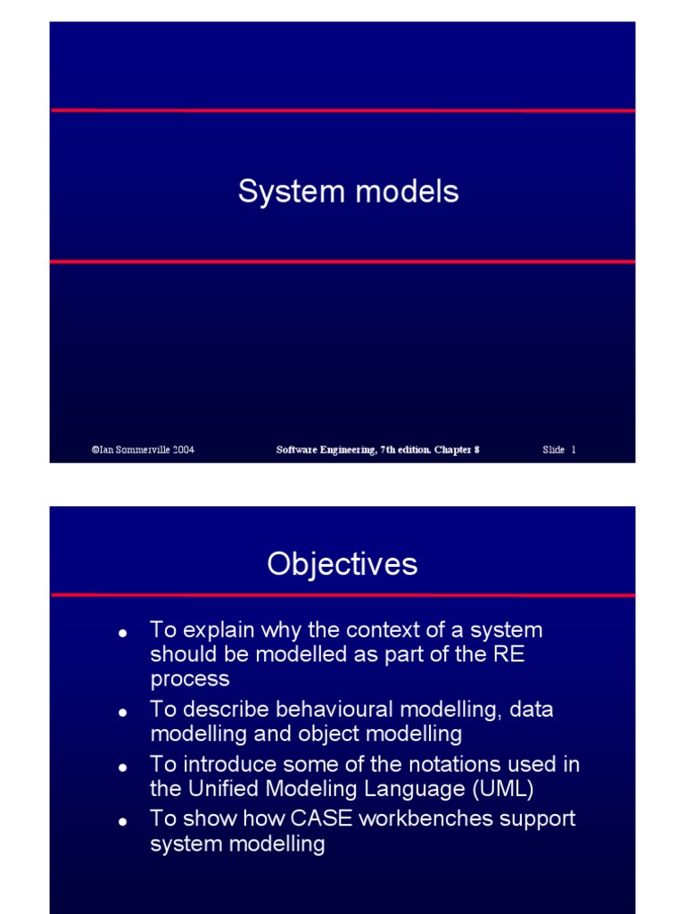 Ch8 - System Models | PDF | Object Oriented Programming | Class ...