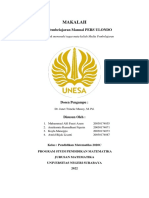 Makalah - Media Pembelajaran Manual PERS ULONDO - Kelompok - 2020C