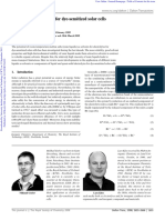 Ionic Liquid Electrolytes For Dye-Sensitized Solar Cells: Mikhail Gorlov and Lars Kloo