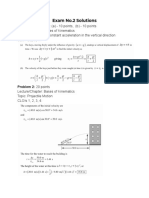 Exam No.2 Solutions