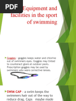 Equipment and Facilities in The Sport of Swimming