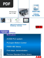 AC500 Motion Control Library PS551 MC E