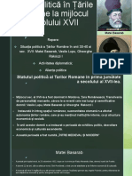 Viața Politică În Țările Române La Mijlocul Secolului