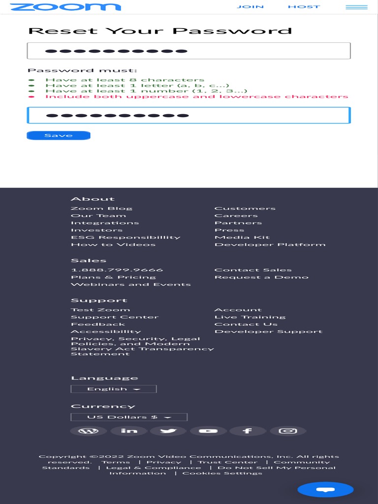 Reset Your Password - Zoom | PDF