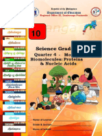 Science Grade 10: Quarter 4 - Biomolecules: Protein S & Nucleic Acids