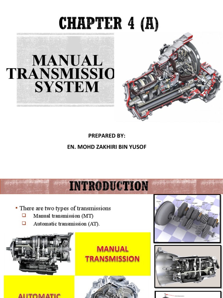 Overview of Manual Transmission Systems | PDF | Manual Transmission ...