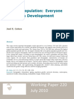 Beyond Population: Everyone Counts in Development: Working Paper 220 July 2010