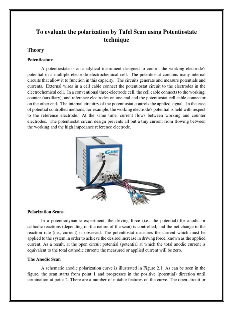Characterization of Polarization Behavior and Corrosion of