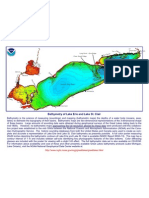 Bathymetry of Lake Erie and Lake St. Clair