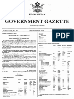 ZW Government Gazette Dated 2011-10-14 No 53