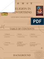 Religion in Advertising: A Study About Consumer Perception